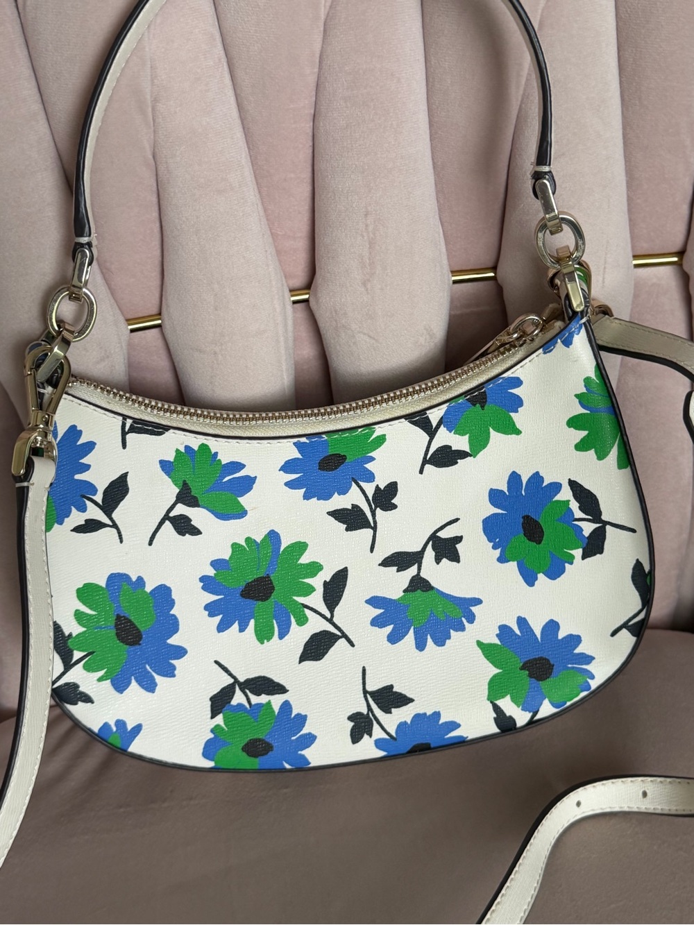Kate Spade ♠️ Kristi Park Posies Shoulder Bag Crossbody - Picture 4 of 16